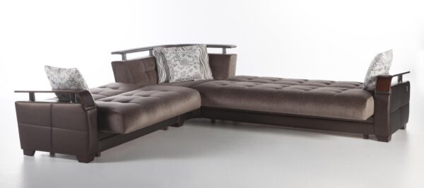 NATURAL SECTIONAL (Prestige Brown) - Sectionals