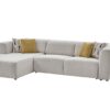 PICASSO LEFT FACING SECTIONAL (OSCAR WHITE) 5 PIECES