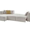 PICASSO LEFT FACING SECTIONAL (OSCAR WHITE) 5 PIECES