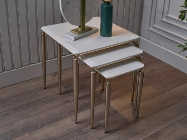 PLAZA NESTING TABLE (IVORY)