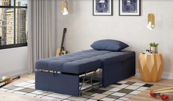 MELLO PULL OUT CHAIR IN A BOX (CORVET NAVY)