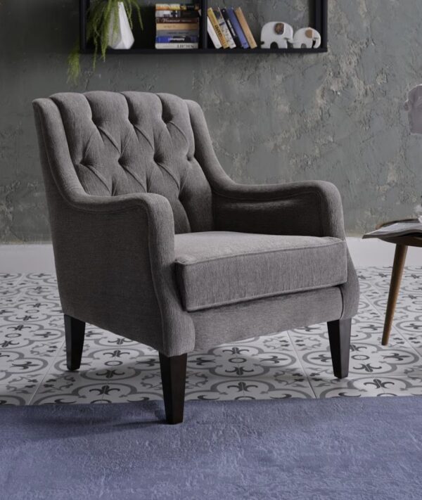 PEARLE ACCENT ARMCHAIR (PEARLE GREY)