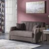 VALERIE PULL OUT LOVE SEAT (Redeyef Brown) - Single Sleepers