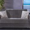 VALERIE PULL OUT LOVE SEAT (Diego Gray) - Single Sleepers