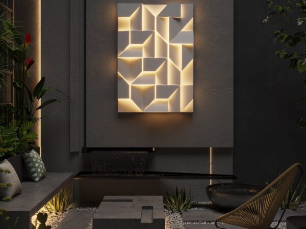 Wall Decor Metal Frame // Matte White
