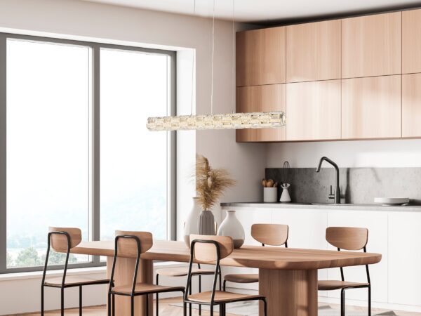 Rustica Crystal Chandelier // Chrome