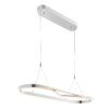 Minsk Single Rectangular Chandelier // Chrome