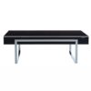 CARLINO COFFE TABLE (CHROME)