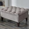 CECILIA STORAGE OTTOMAN (PEARLA GREY)
