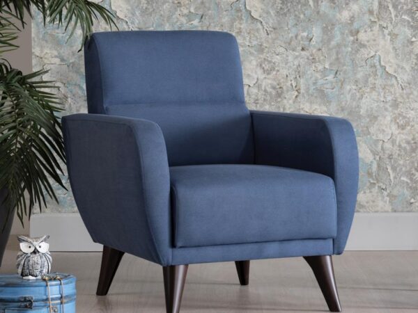 CHAIR IN A BOX-FLEXY W/STORAGE (ZIGANA INDIGO BLUE)