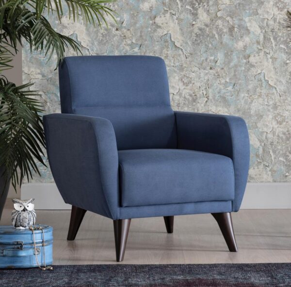 CHAIR IN A BOX-FLEXY W/STORAGE (ZIGANA INDIGO BLUE)