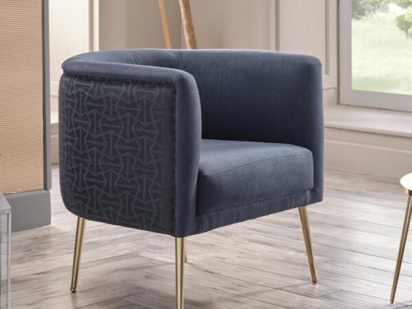 CLOAK  ACCENT ARMCHAIR (CLOAK NAVY)