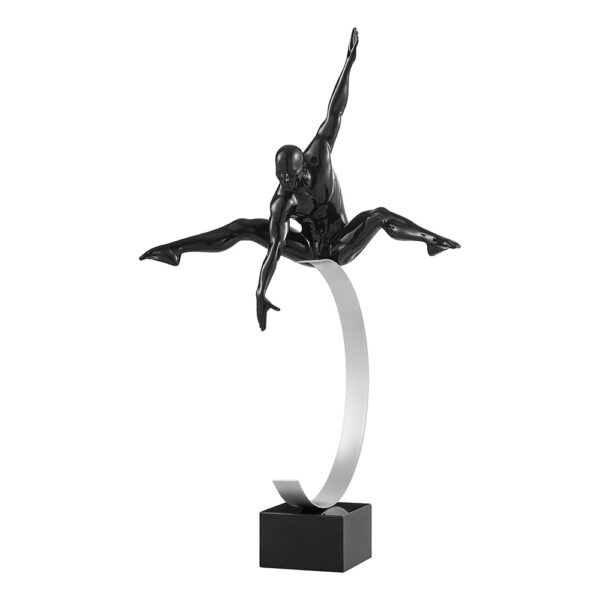 Dynamic Man Sculpture // Black