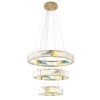 Boeseman's Colorful Chandelier // 3 Tiers, Round