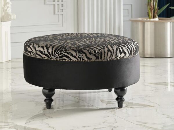 GAZE OTTOMAN (GAZE MAIN/DUCA BLACK)