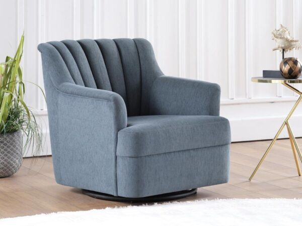 URBANE SWIVEL CHAIR (URBANE PETROL BLUE)