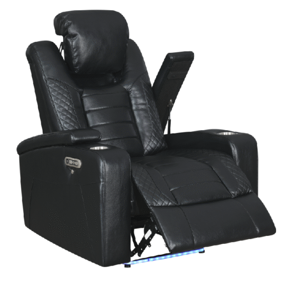 U1871 Black Reclining Chair