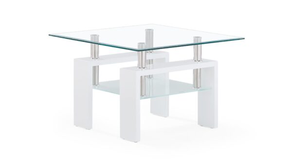 T648 White End Table