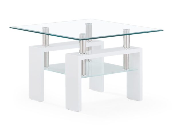 T648 White End Table