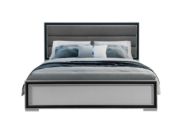 Amelia Gray Black Queen Bed