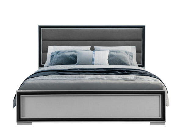 Amelia Gray Black Queen Bed