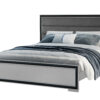 Amelia Gray Black Queen Bed