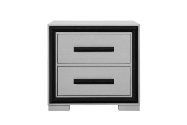 Amelia Gray Black Nightstand