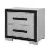 Amelia Gray Black Nightstand