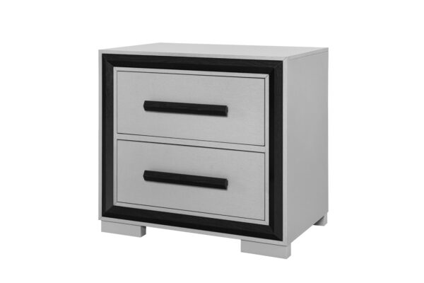 Amelia Gray Black Nightstand