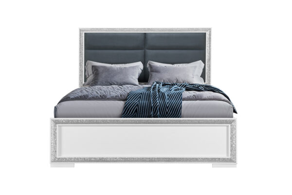 Andros Silver Queen Bed
