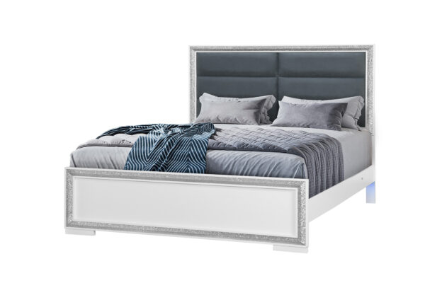 Andros Silver Queen Bed
