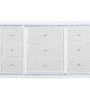 Alina White Dresser With Led