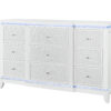 Alina White Dresser With Led
