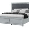 Caleb Silver King Bed