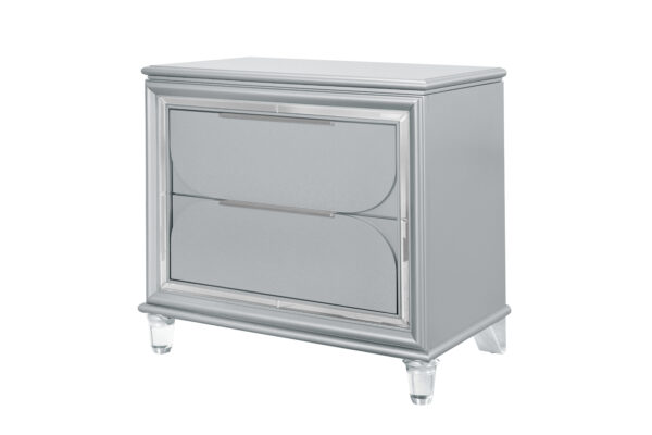 Caleb Silver Nightstand
