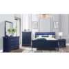 Charlie Blue Queen Bed