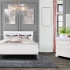 Charlie White Queen Bed