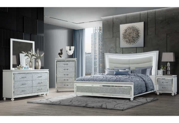 Collete King 4 PC Bedroom Set