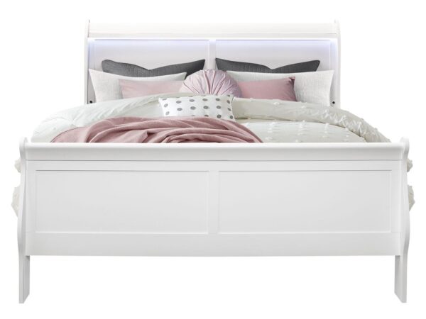 Charlie White Queen Bed