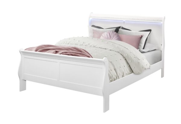 Charlie White Queen Bed