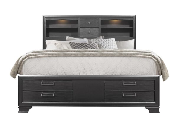 Jordyn Queen Bed Grey