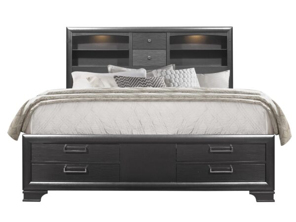 Jordyn Queen Bed Grey