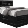 Linda Black Queen Bed