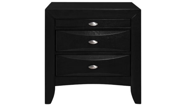 Linda Black Nightstand