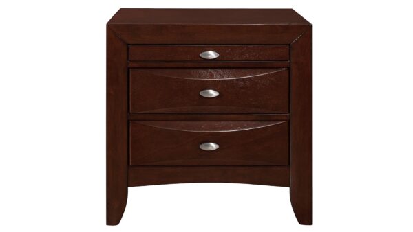 Linda  Merlot Nightstand
