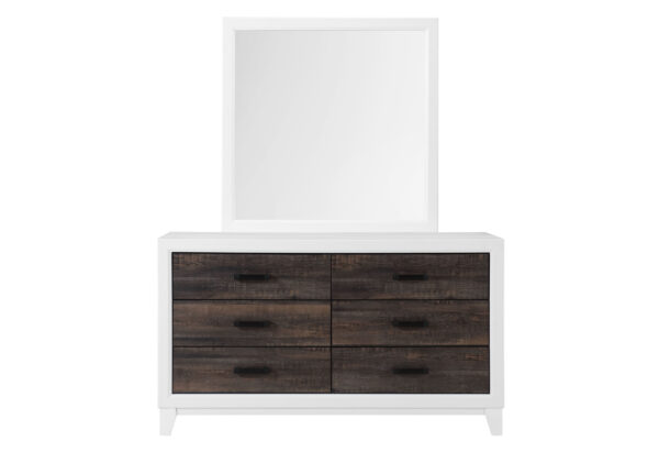Lisbon Oak/White Mirror