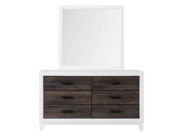 Lisbon Oak/White Mirror
