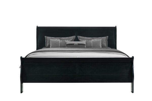 Louis Black Queen Bed
