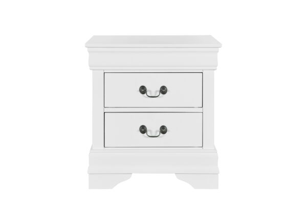 Louis White Nightstand