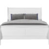 Louis White Queen Bed